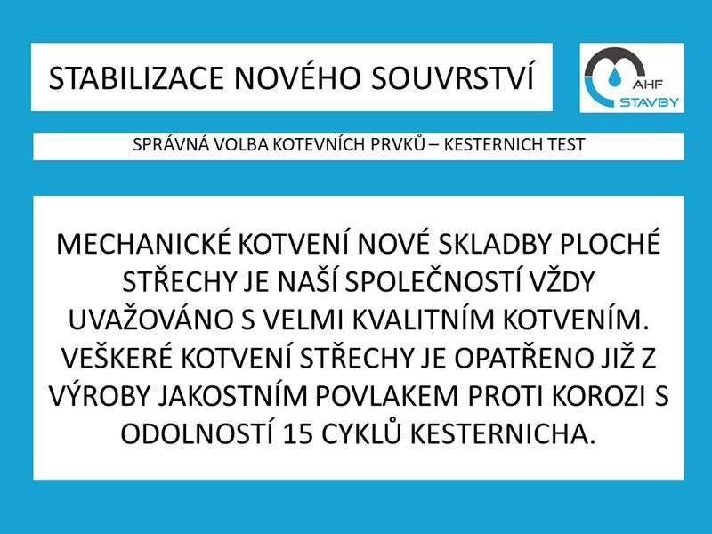 Hydroizolace ploché střechy - 14 | Prezentace