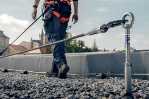 Záchytný systém proti pádu osob Roofix
